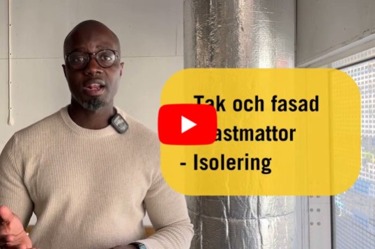 Bilden visar startvyn från en film om asbest.